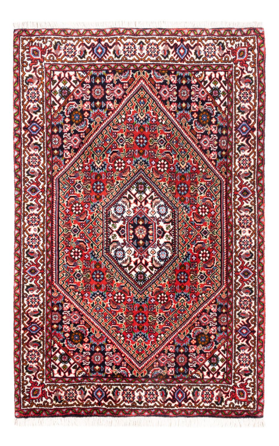 Perski dywan - Bijar - Royal - 104 x 70 cm - czerwony
