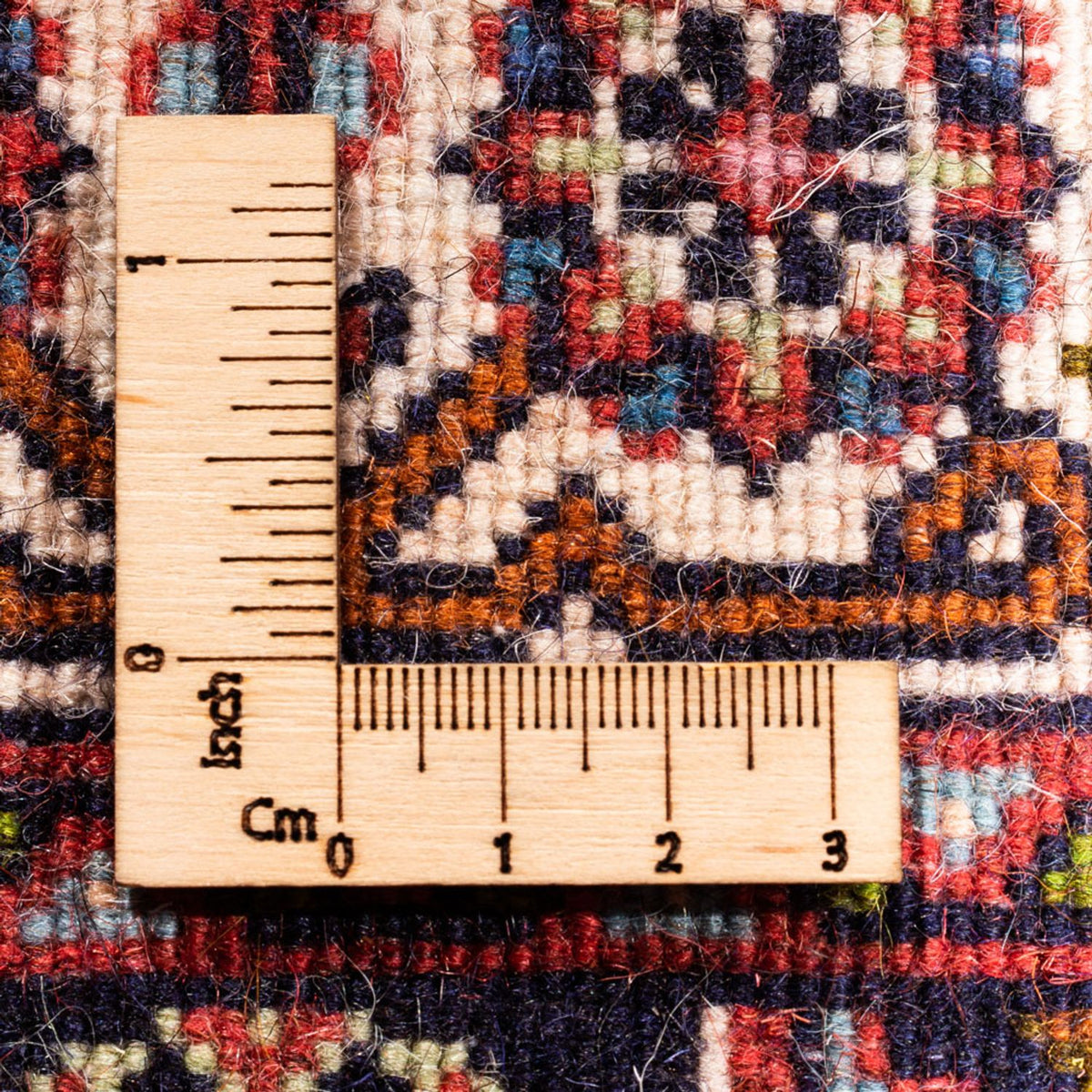 Perski dywan - Bijar - Royal - 104 x 70 cm - czerwony