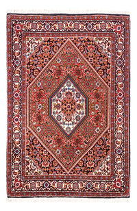 Perski dywan - Bijar - Royal - 104 x 72 cm - czerwony