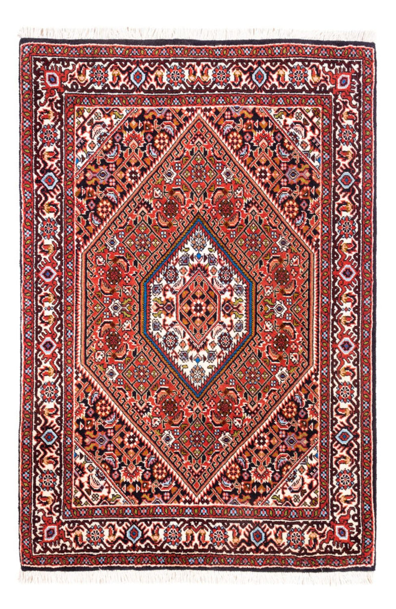 Perski dywan - Bijar - Royal - 104 x 72 cm - czerwony