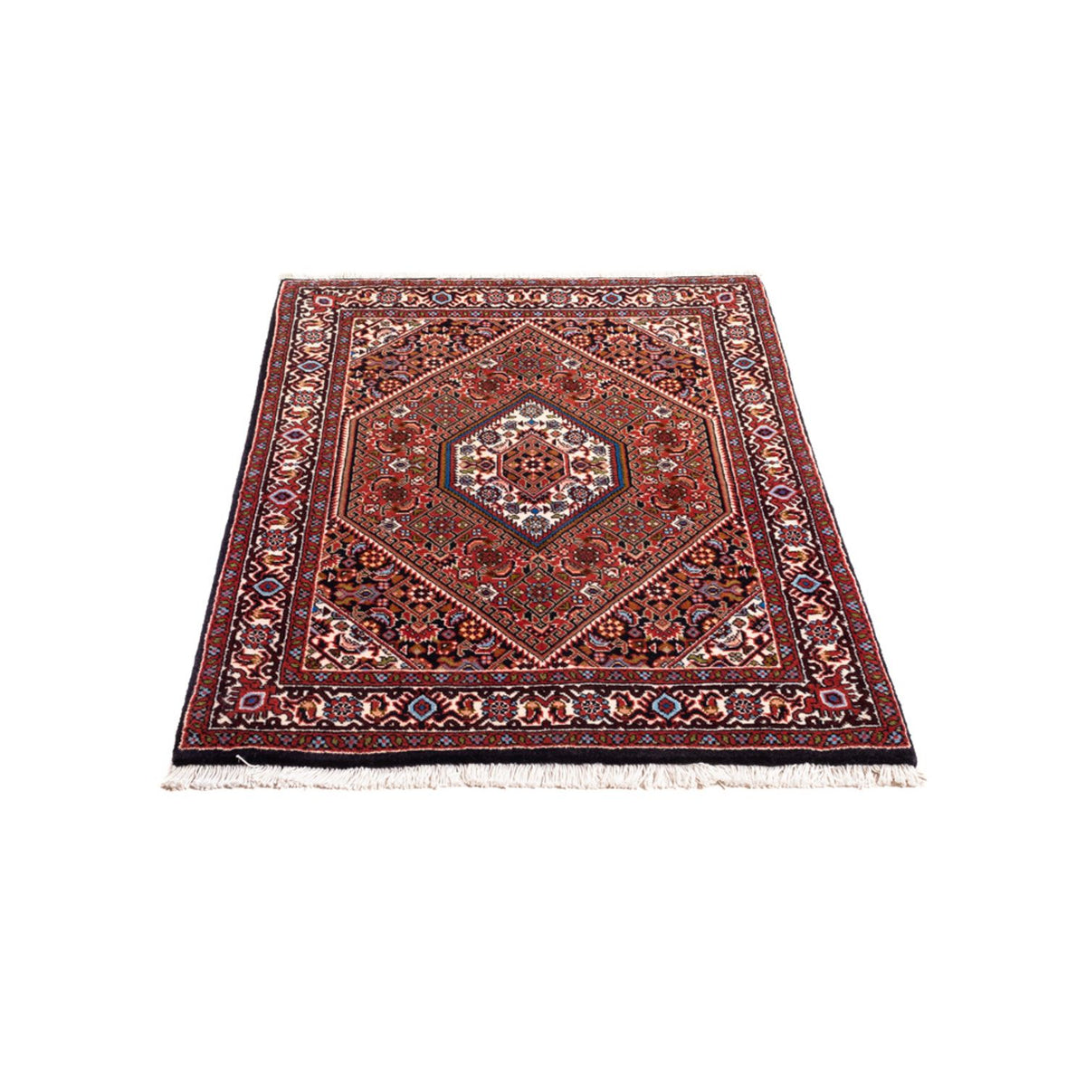 Perski dywan - Bijar - Royal - 104 x 72 cm - czerwony