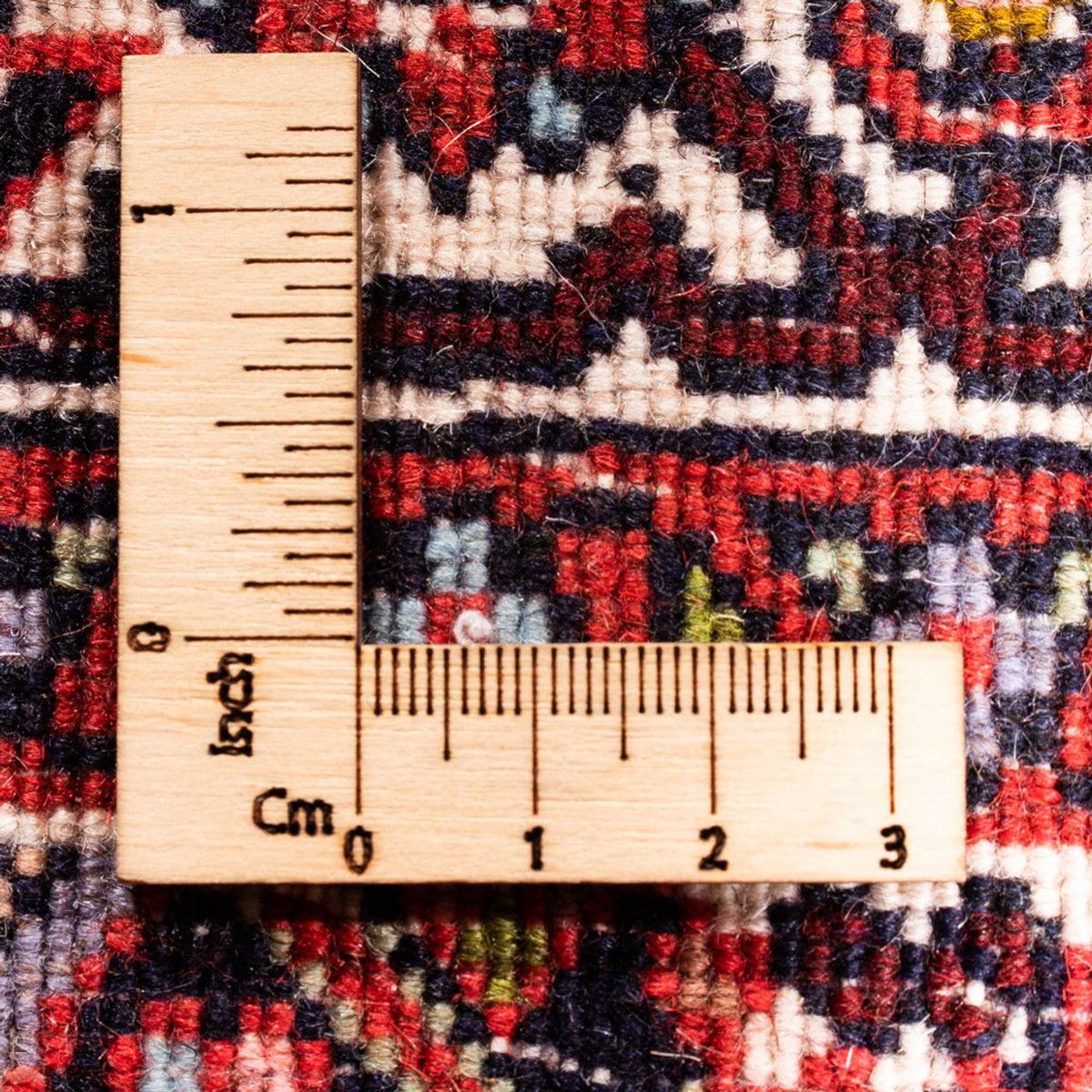 Perski dywan - Bijar - Royal - 104 x 72 cm - czerwony