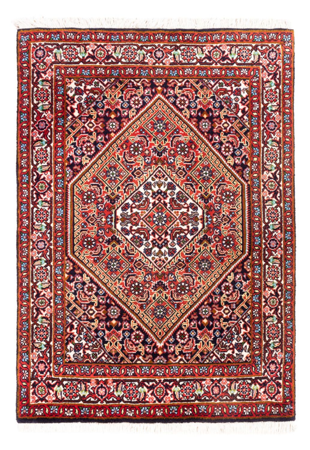 Perski dywan - Bijar - Royal - 98 x 68 cm - czerwony