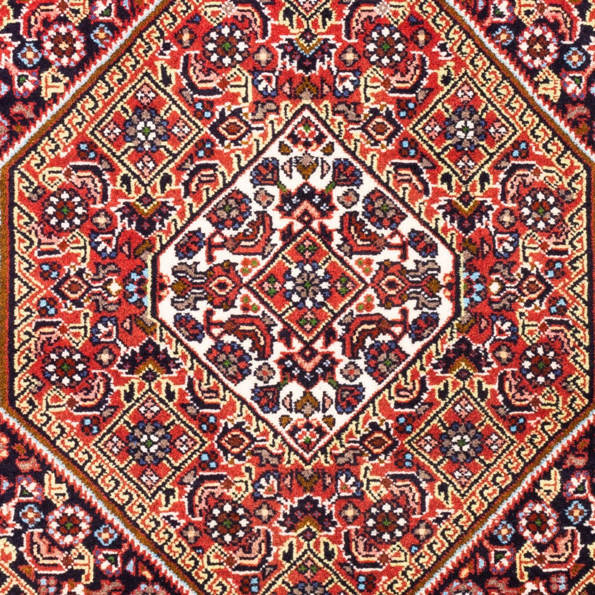 Perski dywan - Bijar - Royal - 98 x 68 cm - czerwony
