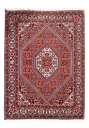 Perski dywan - Bijar - Royal - 94 x 72 cm - czerwony