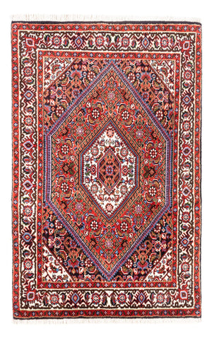 Perski dywan - Bijar - Royal - 104 x 70 cm - czerwony