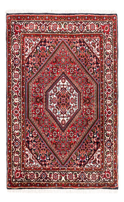 Perski dywan - Bijar - Royal - 104 x 72 cm - czerwony