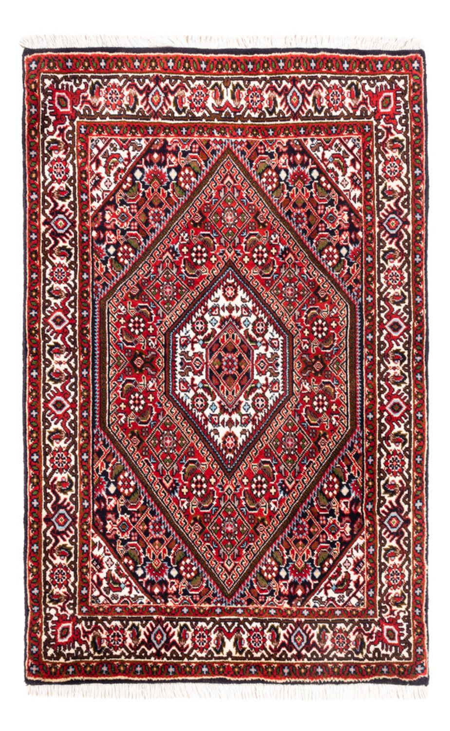 Perski dywan - Bijar - Royal - 104 x 72 cm - czerwony