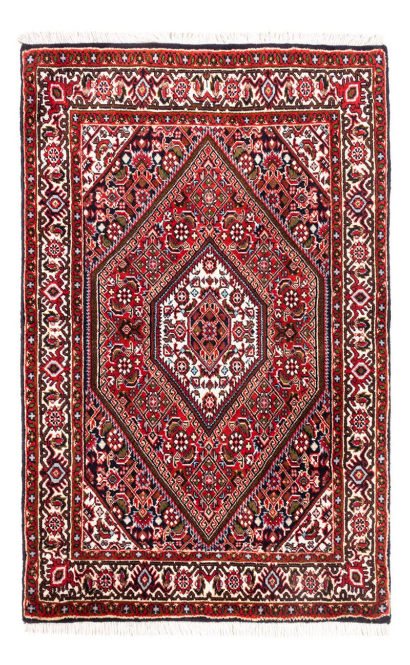 Perski dywan - Bijar - Royal - 104 x 72 cm - czerwony