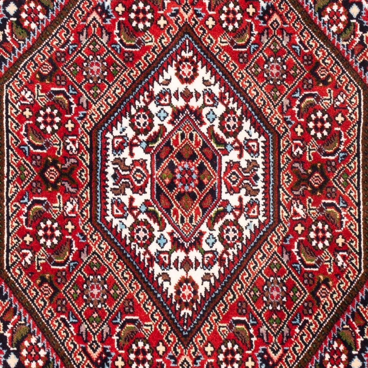 Perski dywan - Bijar - Royal - 104 x 72 cm - czerwony