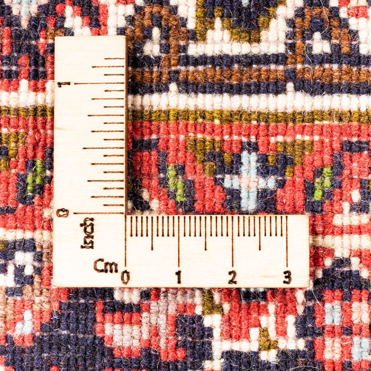 Perski dywan - Bijar - Royal - 104 x 72 cm - czerwony