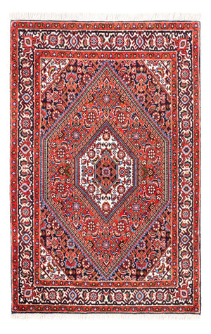 Perski dywan - Bijar - Royal - 104 x 70 cm - czerwony