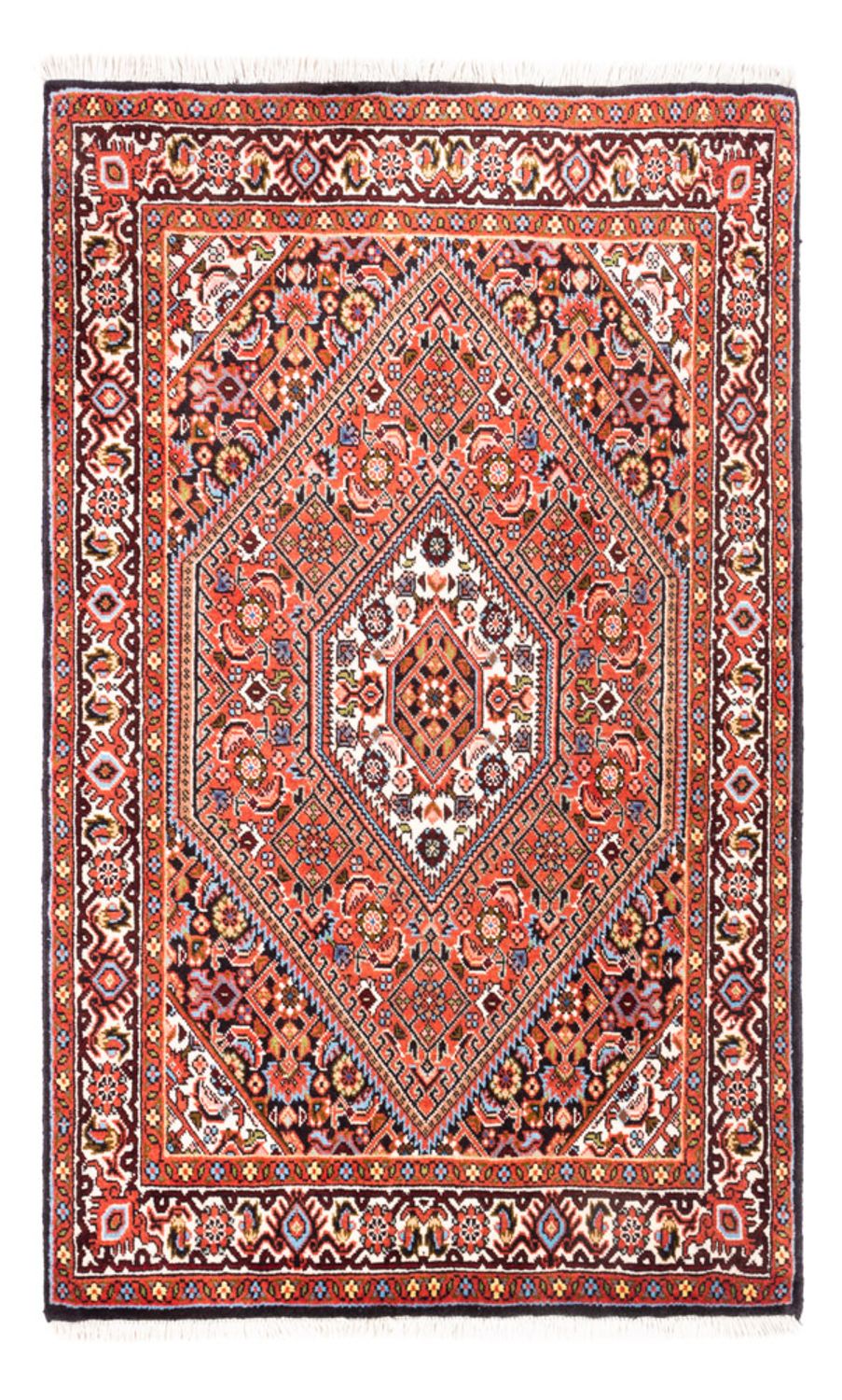Perski dywan - Bijar - Royal - 105 x 70 cm - czerwony