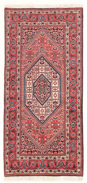 Perski dywan - Bijar - Royal - 152 x 78 cm - czerwony