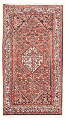 Perski dywan - Bijar - Royal - 144 x 83 cm - czerwony