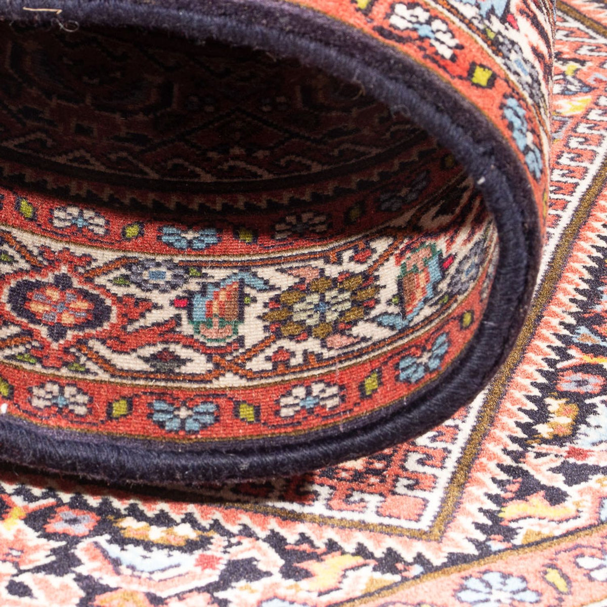 Perski dywan - Bijar - Royal - 144 x 83 cm - czerwony