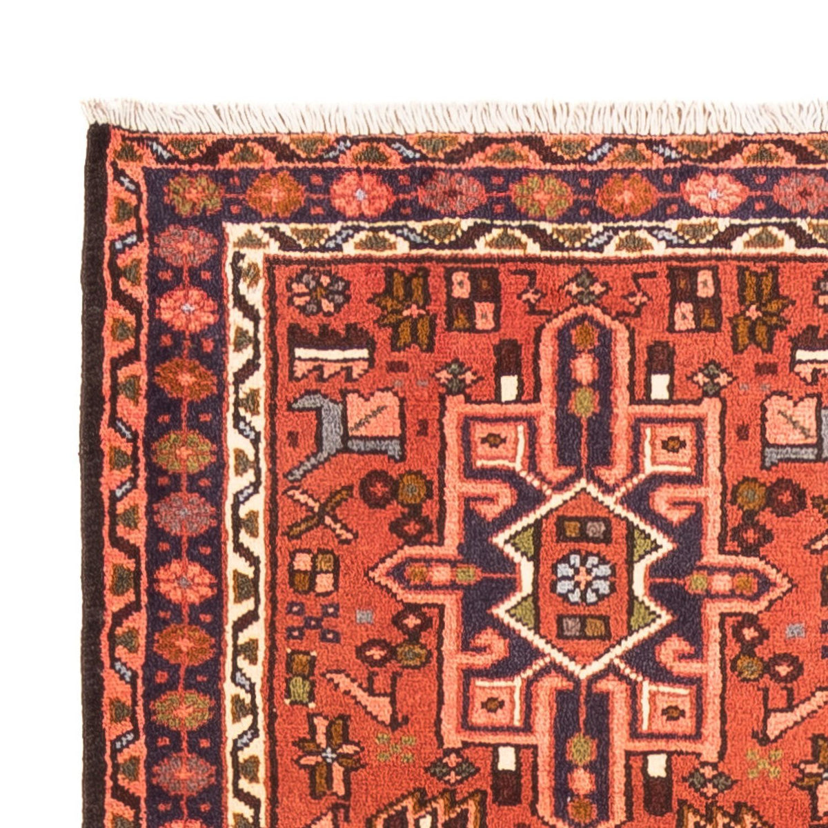 Biegacz Perski dywan - Nomadyczny - 290 x 76 cm - czerwony