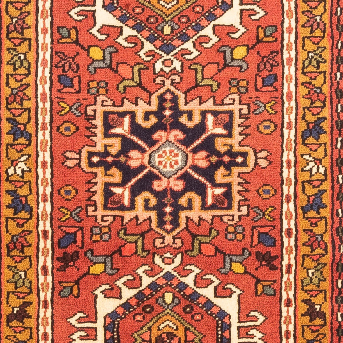 Biegacz Perski dywan - Nomadyczny - 300 x 70 cm - czerwony