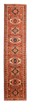 Qaraja Dywan 70x283cm - Dywan perski - Chodnik / Czerwony / 70 x 283 cm Chodnik