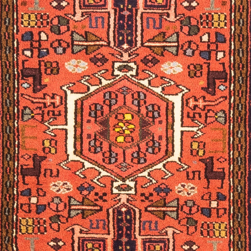 Biegacz Perski dywan - Nomadyczny - 277 x 70 cm - czerwony