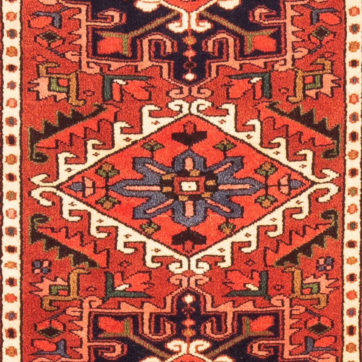 Biegacz Perski dywan - Nomadyczny - 202 x 70 cm - czerwony