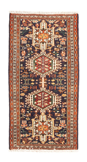 Perserteppich - Nomadic - 138 x 73 cm - rot