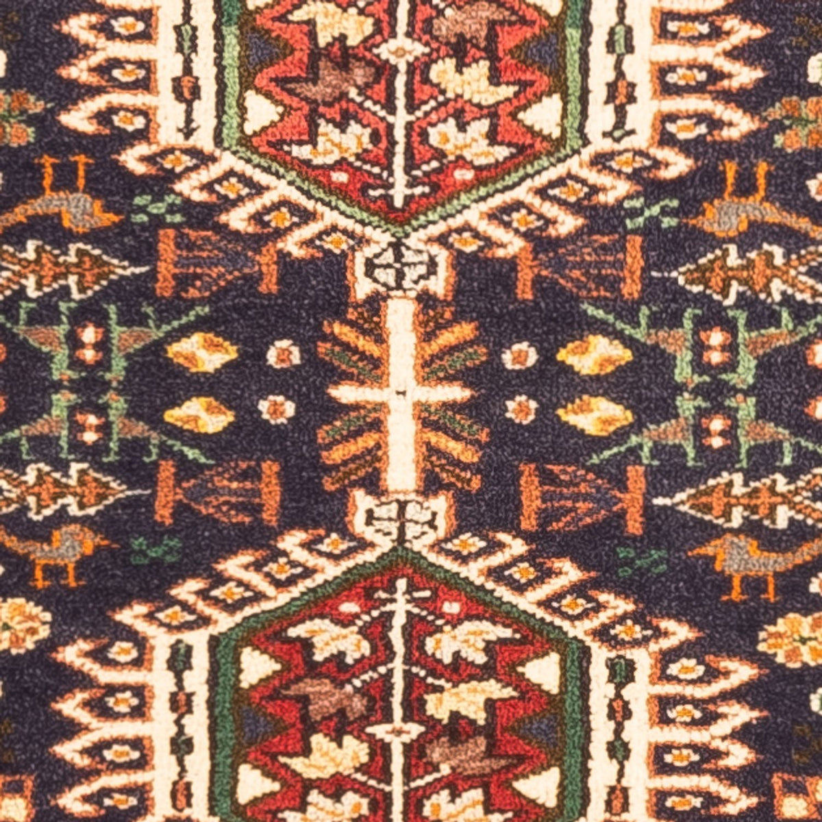 Perserteppich - Nomadic - 138 x 73 cm - rot