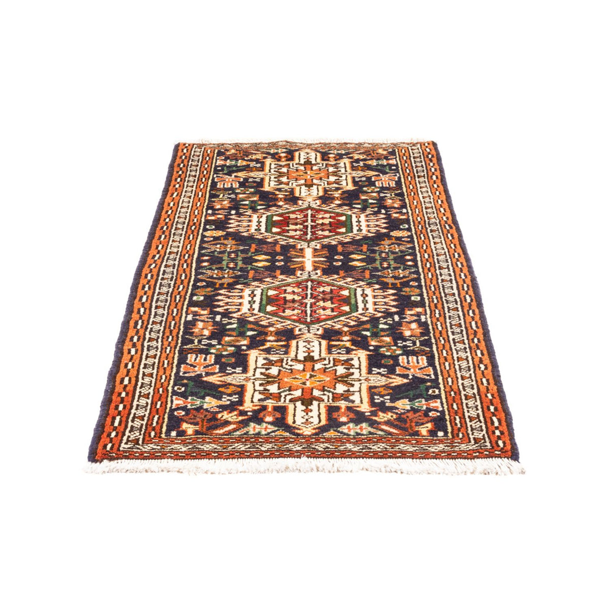 Perserteppich - Nomadic - 138 x 73 cm - rot