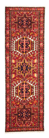 Qaraja Dywan 58x195cm - Dywan perski - Chodnik / Czerwony / 58 x 195 cm Chodnik