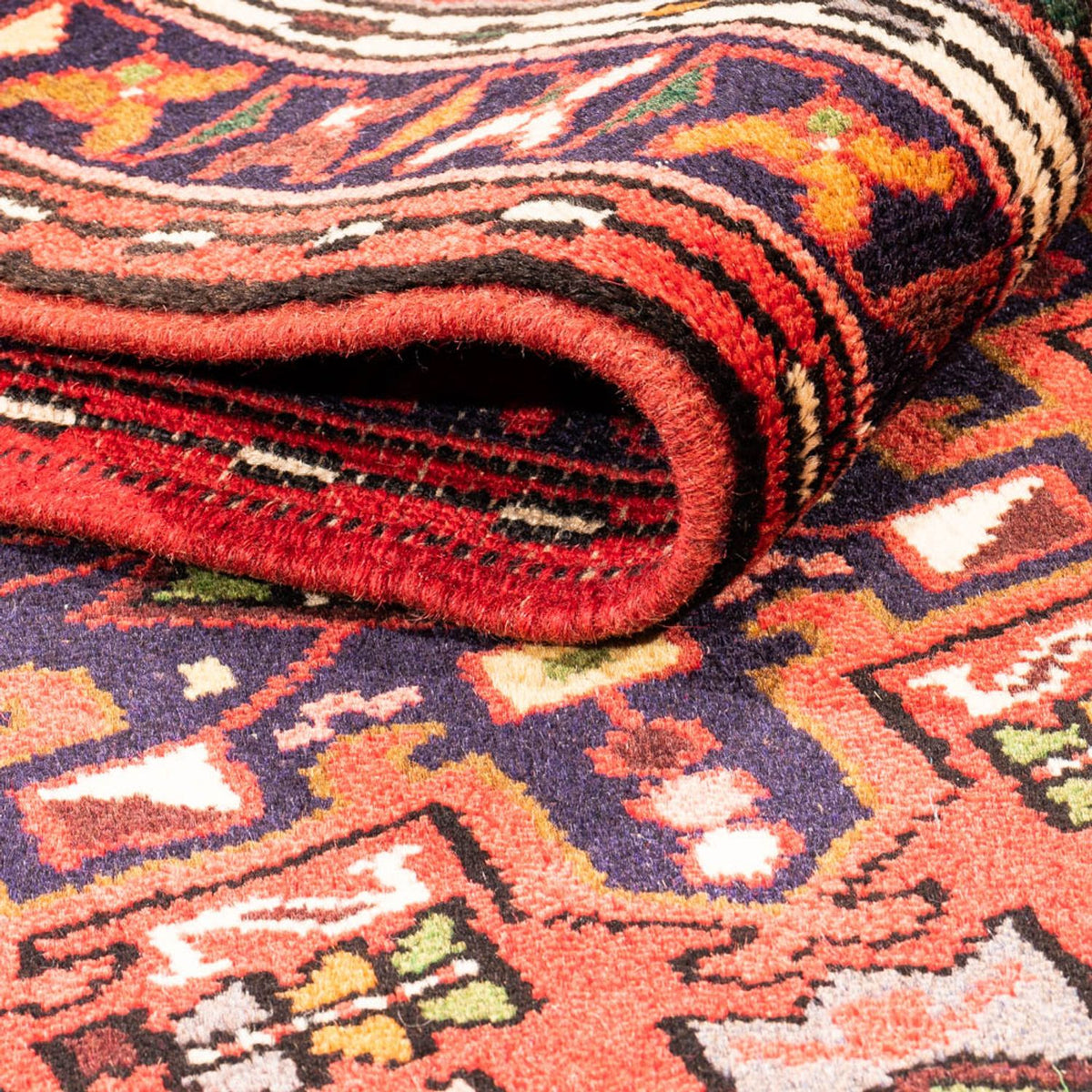 Biegacz Perski dywan - Nomadyczny - 296 x 70 cm - czerwony