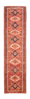 Qaraja Dywan 71x277cm - Dywan perski - Chodnik / Czerwony / 71 x 277 cm Chodnik