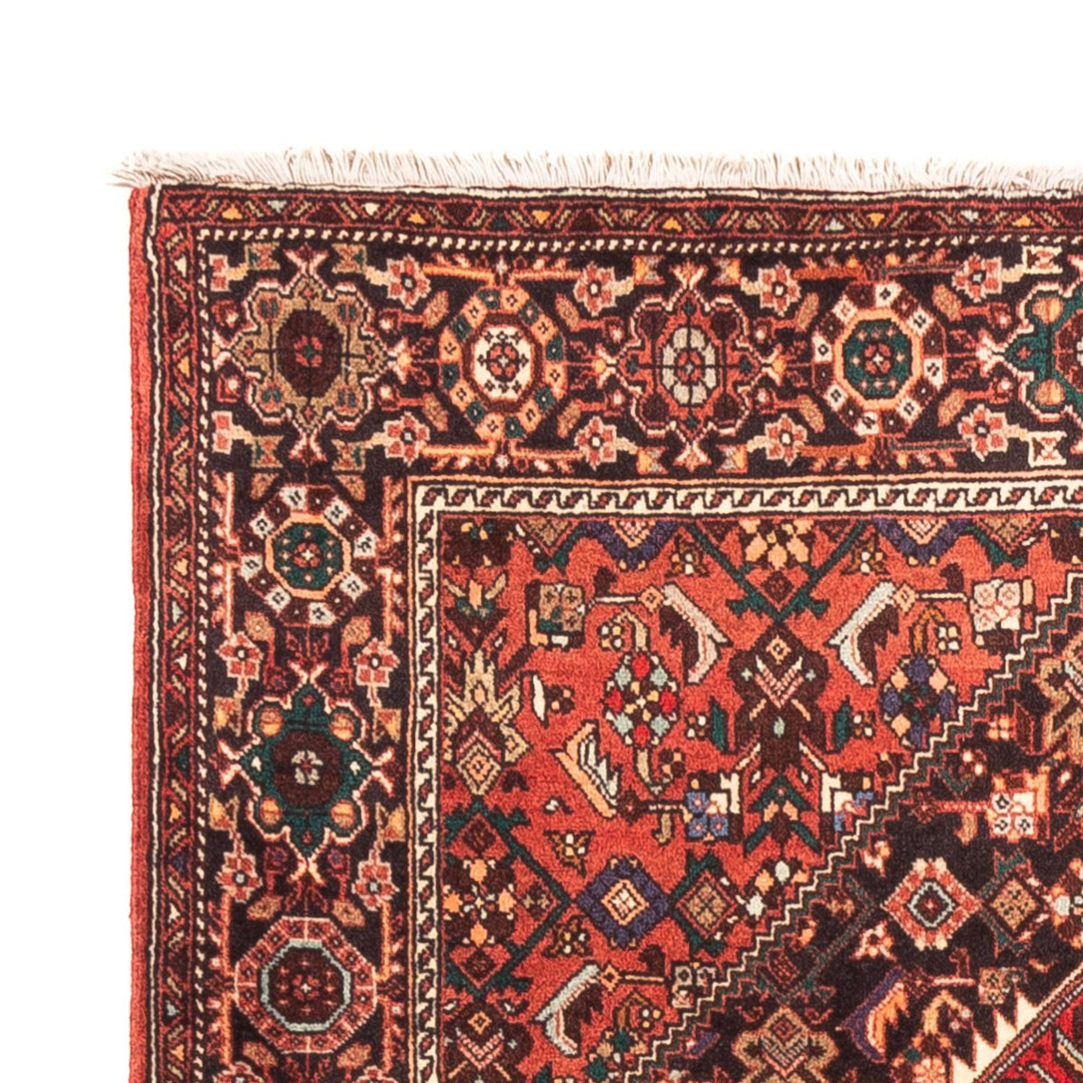 Perserteppich - Nomadic - 140 x 102 cm - dunkelblau