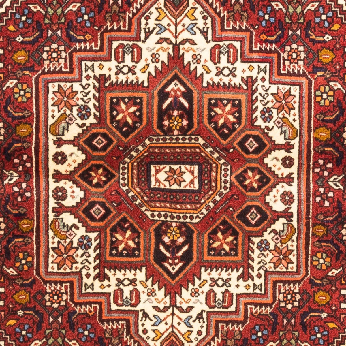 Perserteppich - Nomadic - 145 x 102 cm - rot