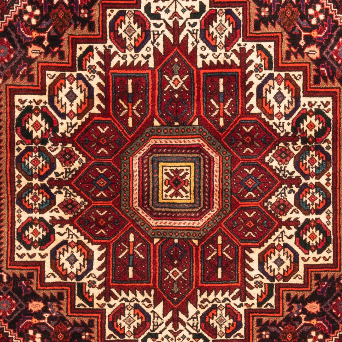 Gabbeh Teppich - Loribaft Perser - 157 x 100 cm - rot