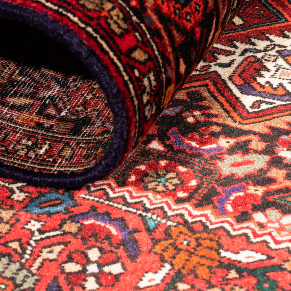 Gabbeh Teppich - Loribaft Perser - 157 x 100 cm - rot