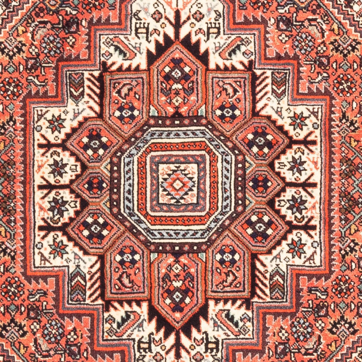 Perserteppich - Nomadic - 155 x 106 cm - rot