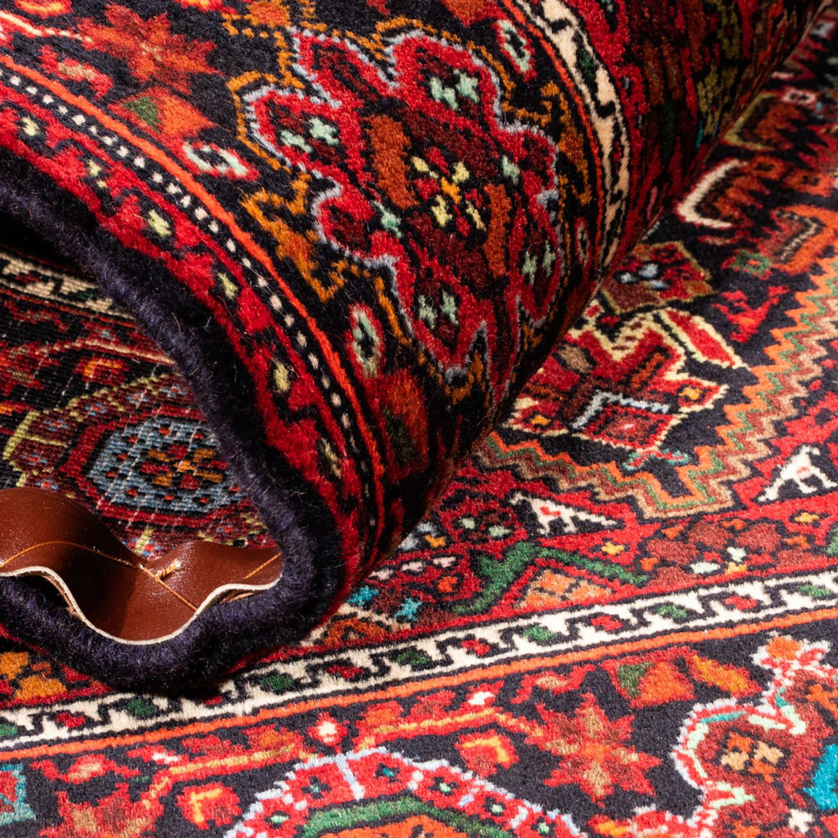 Perski dywan - Nomadyczny - 157 x 100 cm - czerwony