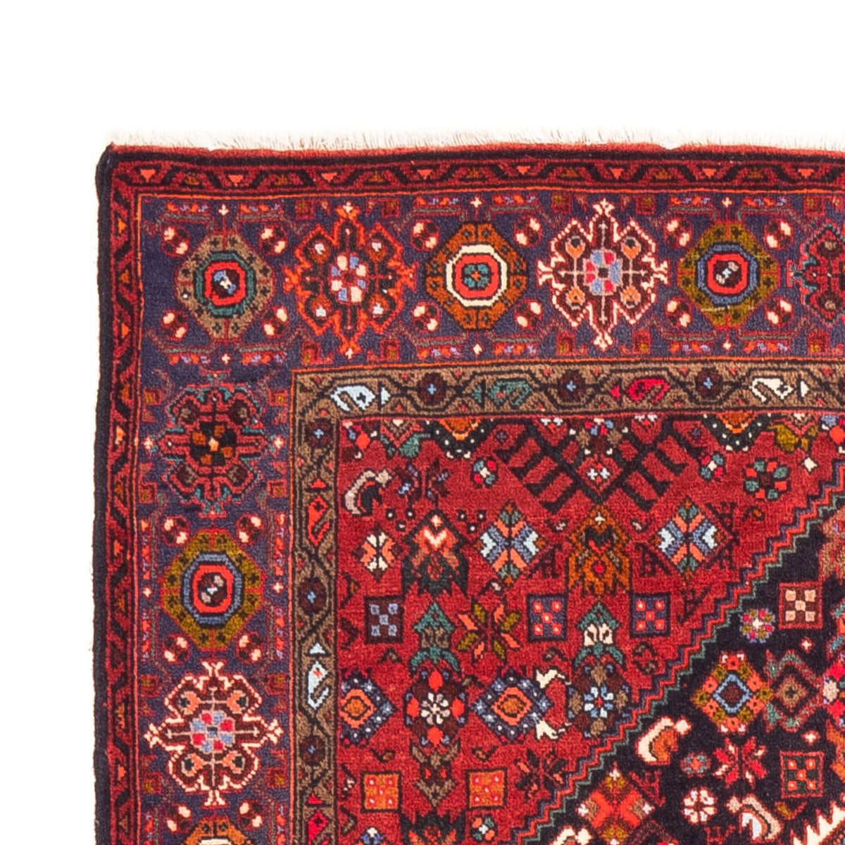 Perserteppich - Nomadic - 159 x 110 cm - rot