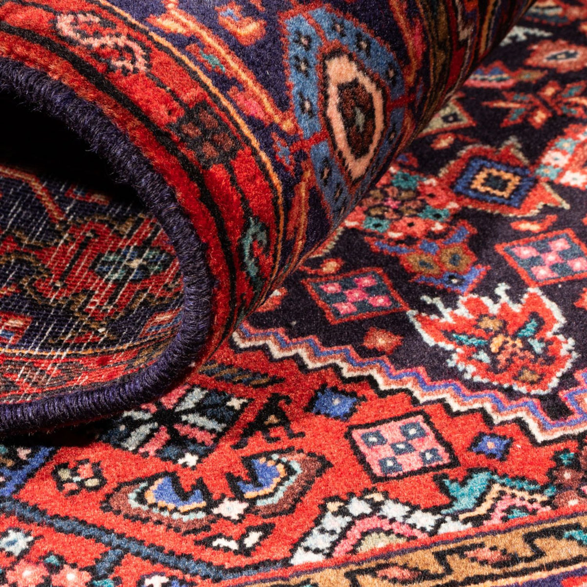 Perserteppich - Nomadic - 155 x 110 cm - rot