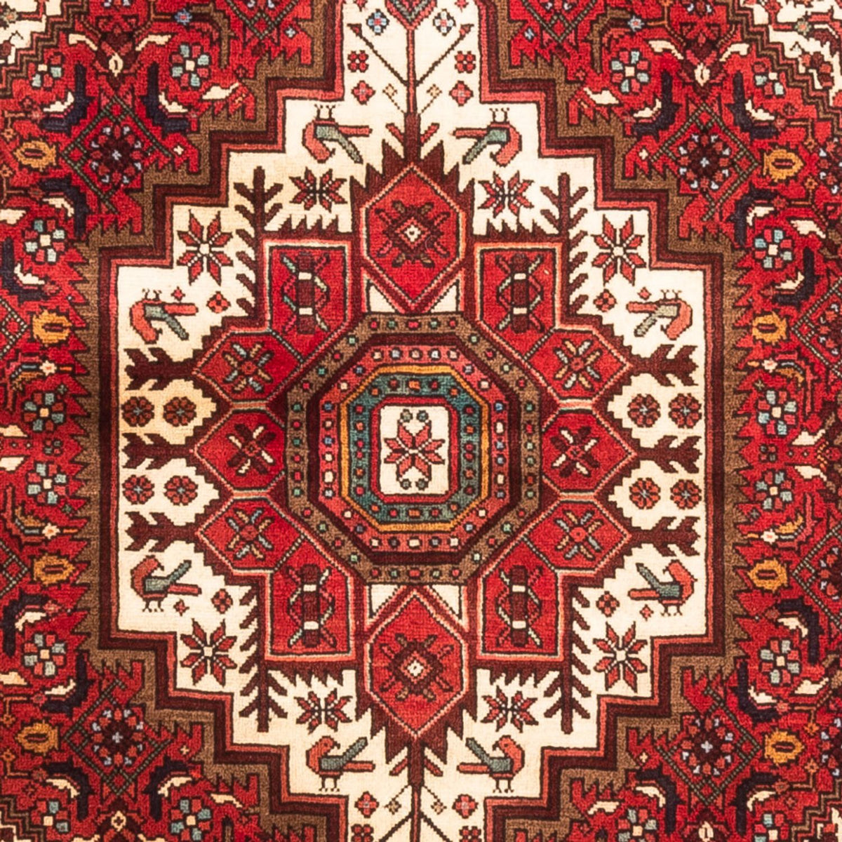 Perserteppich - Nomadic - 152 x 102 cm - rot