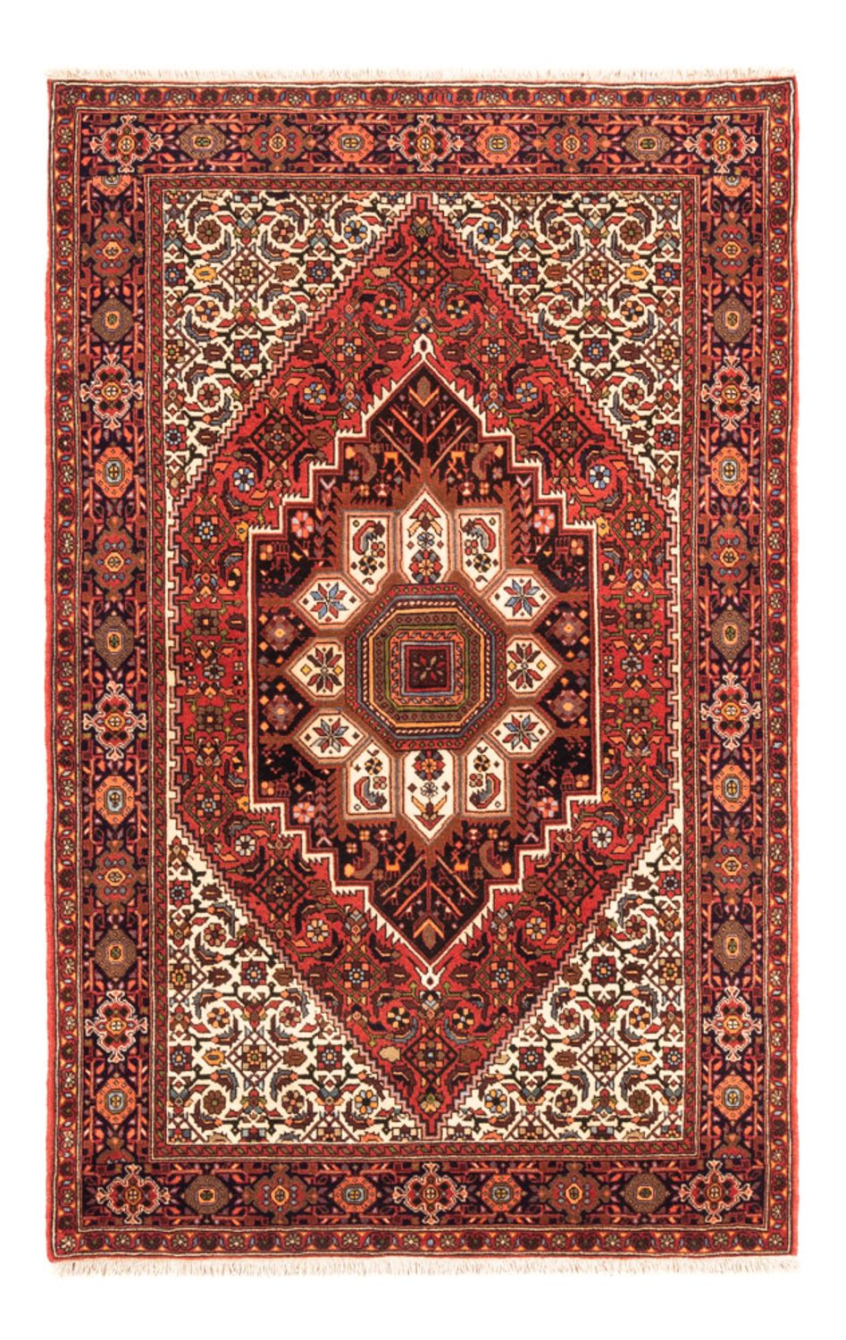 Perserteppich - Nomadic - 157 x 105 cm - rot