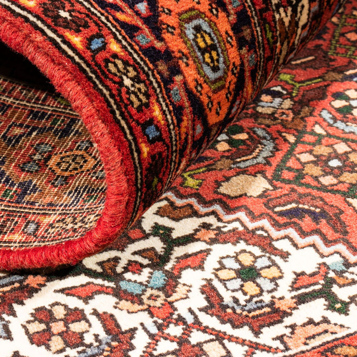 Perserteppich - Nomadic - 157 x 105 cm - rot