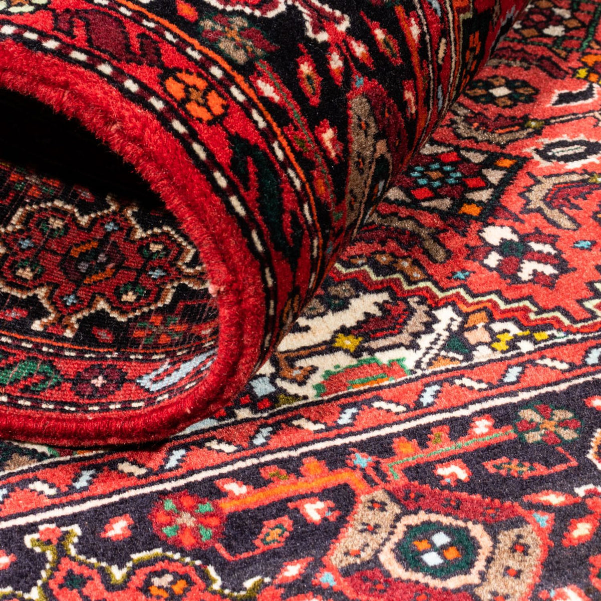 Perserteppich - Nomadic - 158 x 109 cm - rot