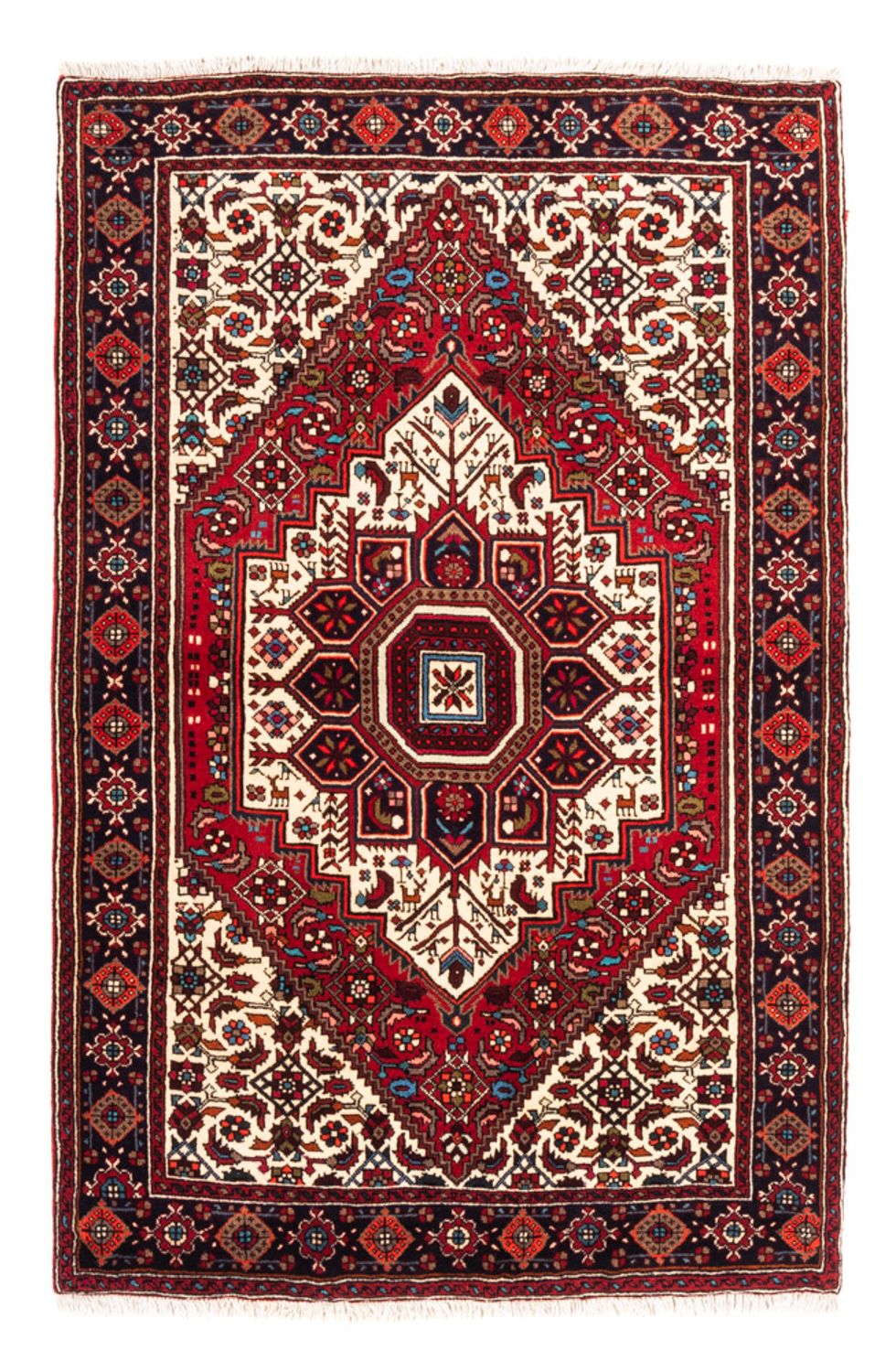 Perserteppich - Nomadic - 156 x 107 cm - rot