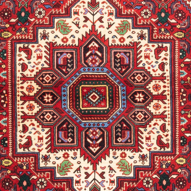 Perserteppich - Nomadic - 144 x 110 cm - rot