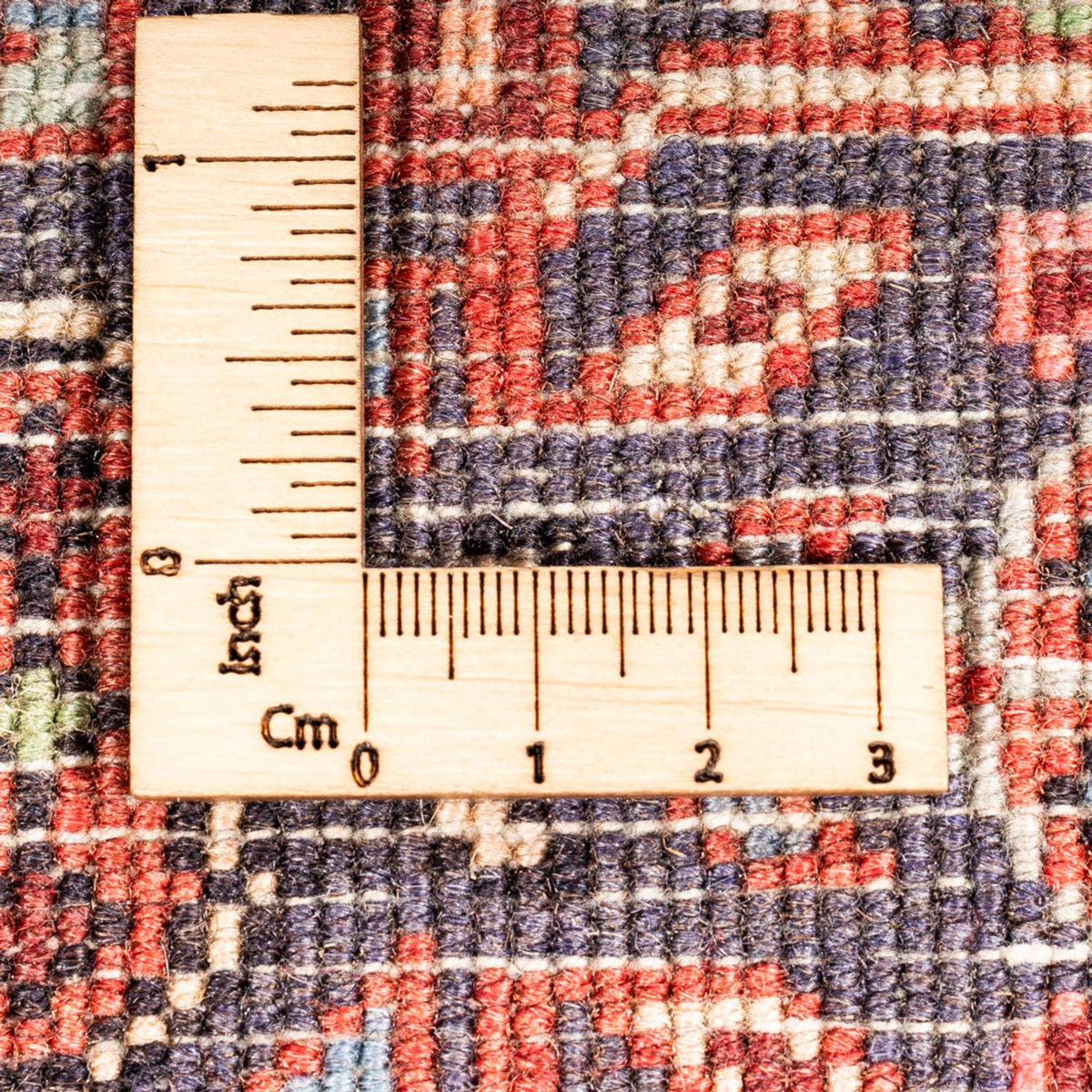 Perserteppich - Nomadic - 144 x 110 cm - rot