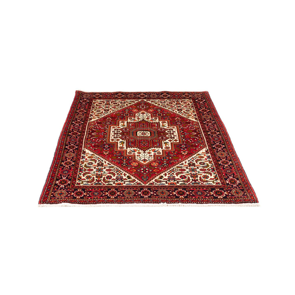 Perserteppich - Nomadic - 156 x 108 cm - rot