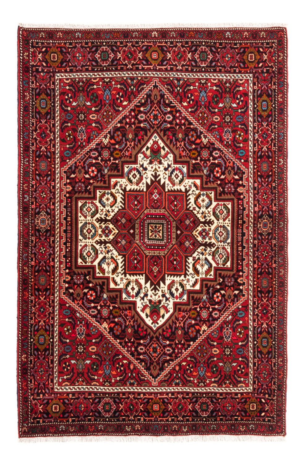 Perserteppich - Nomadic - 158 x 103 cm - rot