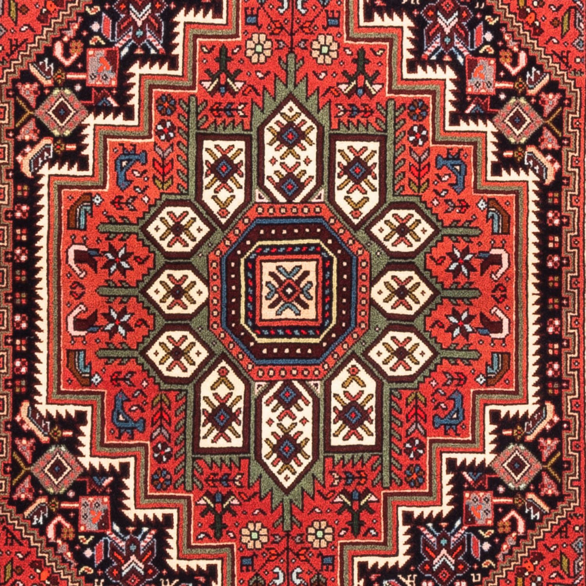 Perserteppich - Nomadic - 152 x 100 cm - rot