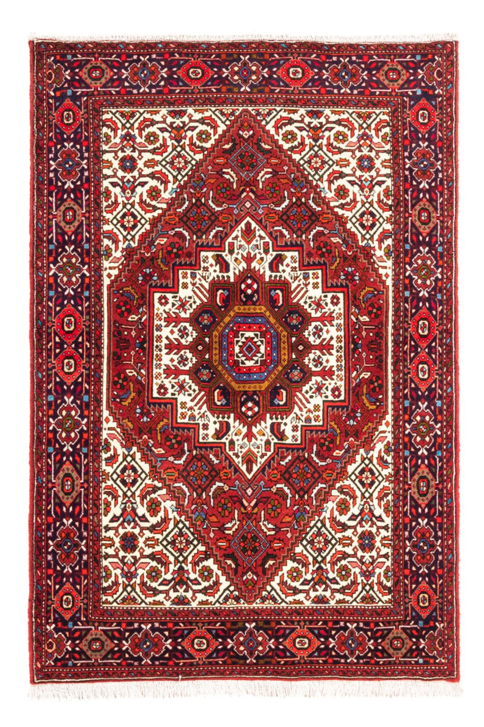 Perserteppich - Nomadic - 147 x 97 cm - rot